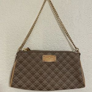 Kate Spade New York crossbody bag with gold chain